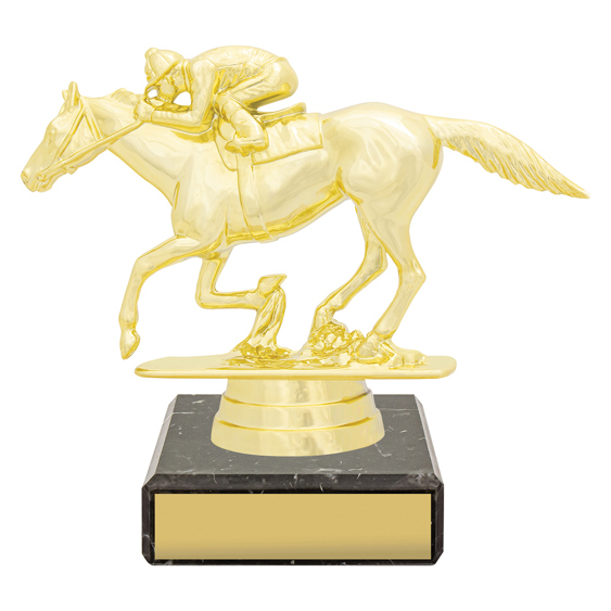 Race Horse Trophy Free Engraving