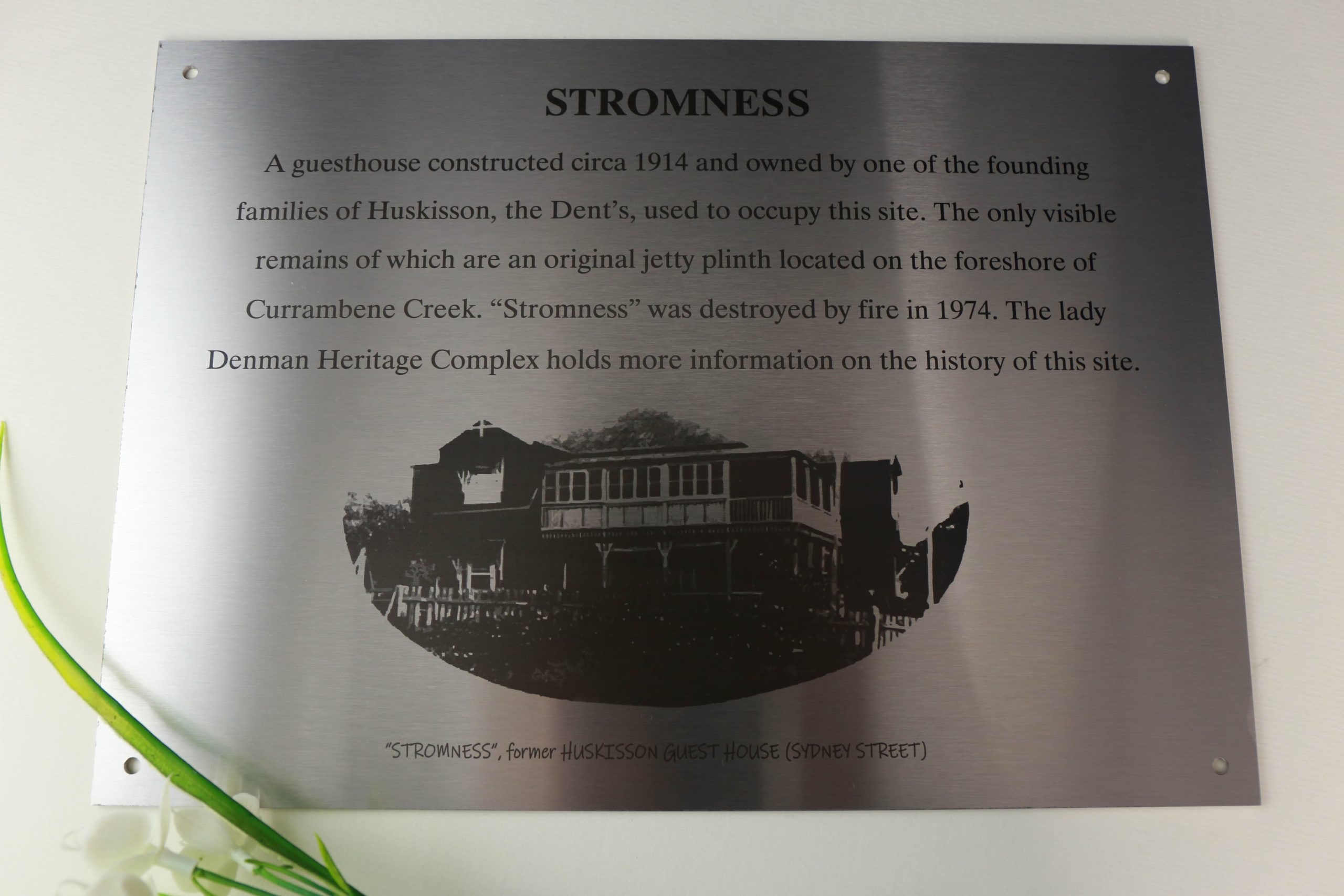 thumbnail image 2 of Stainless Steel Memorial Plaque Urn Grave Marker - Laser Engrave Your Dog Photo 2 of 5