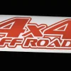 4 X 4 Off Road Sticker 3m Self Adhesive Red Set Of 2.